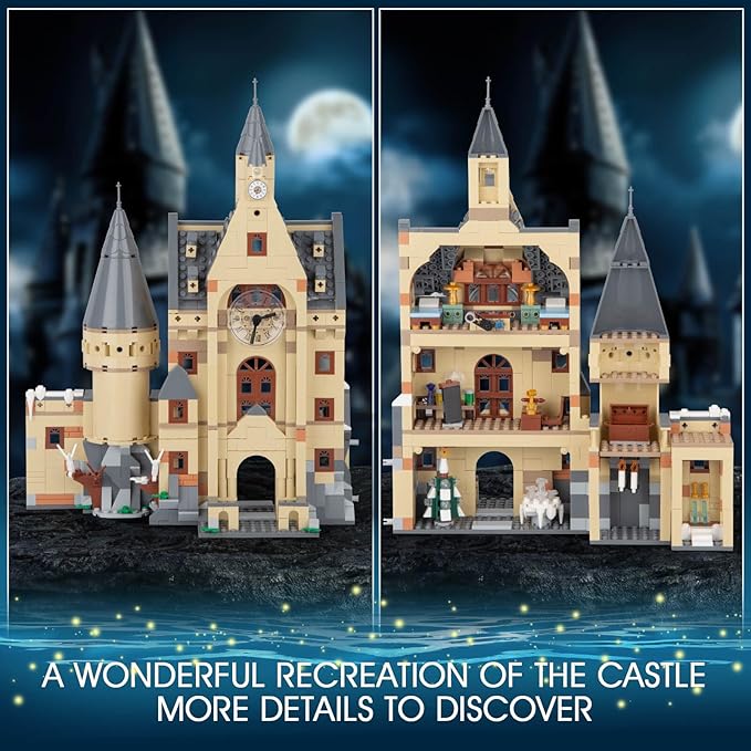 Magic Castle Clock Tower Building Set (1305 PCS)