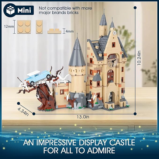 Magic Castle Clock Tower Building Set (1305 PCS)