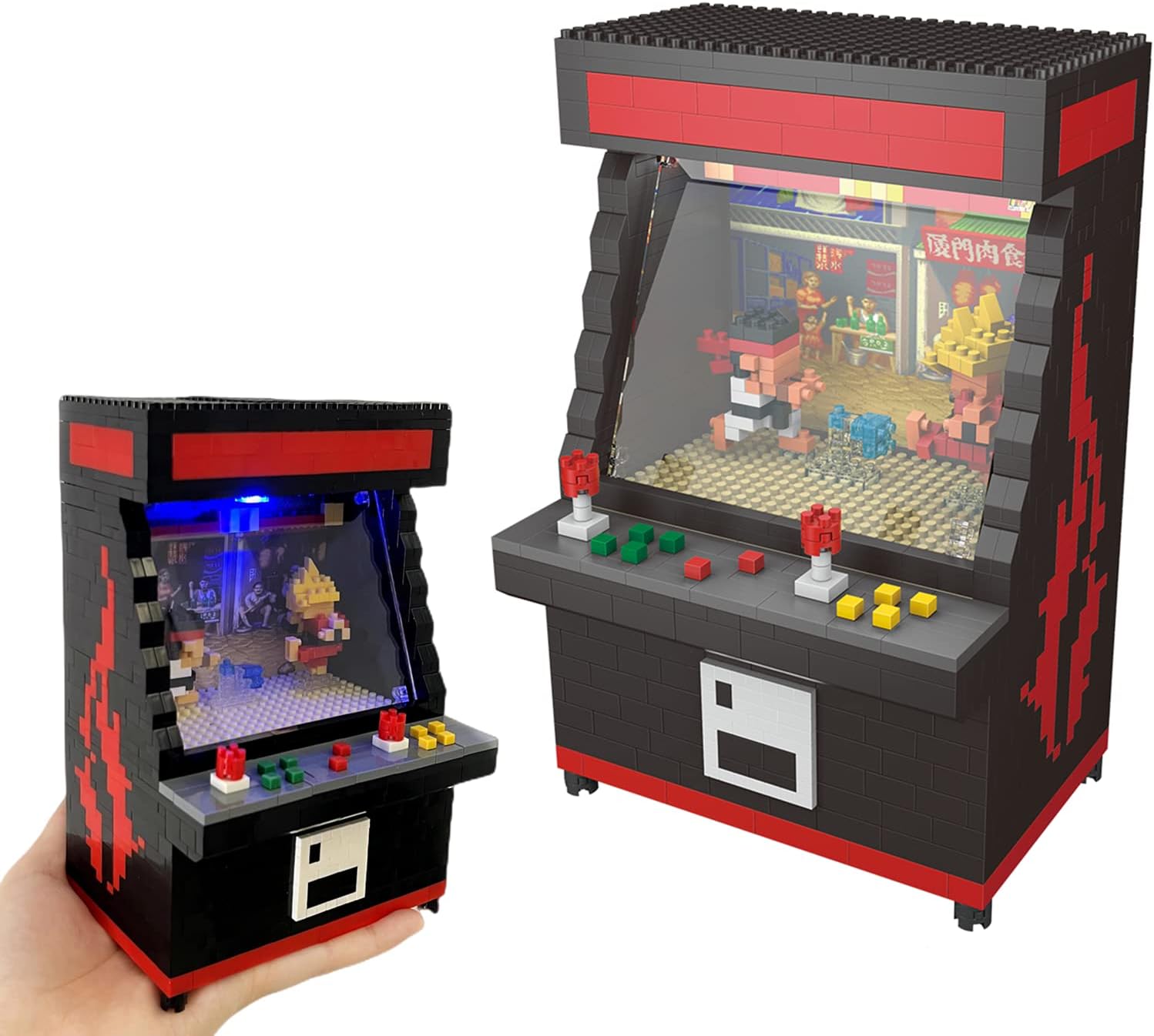 Fighter Game Micro Blocks Set for Ages 12+, Compatible with Nano(1060 ...