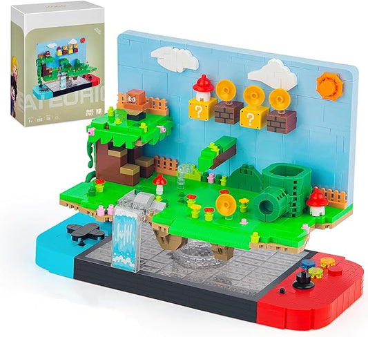 Super Game Building Sets, 3D Anime Scene Model (1256 PCS)