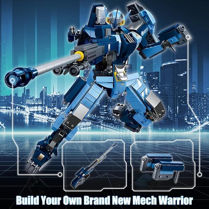 Mech Robot Building Blocks Set, City Justice Hero Toy Playset (752 PCS)