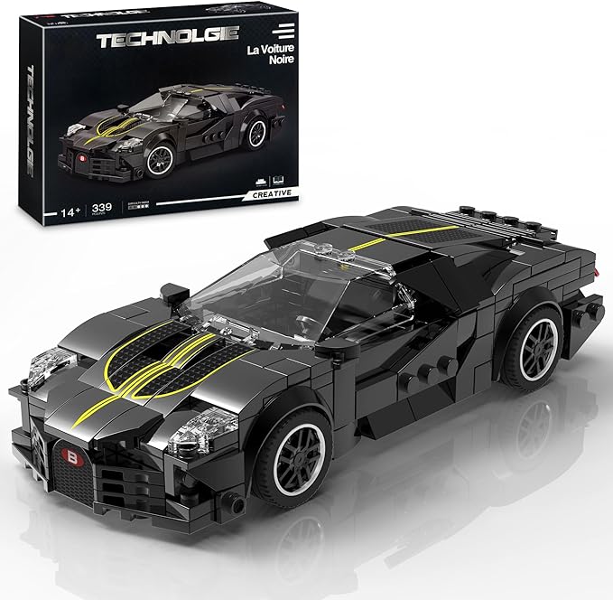 Racing Car Building Blocks Sets, Buildable Supercar Model Building Blocks Toy (339 PCS)