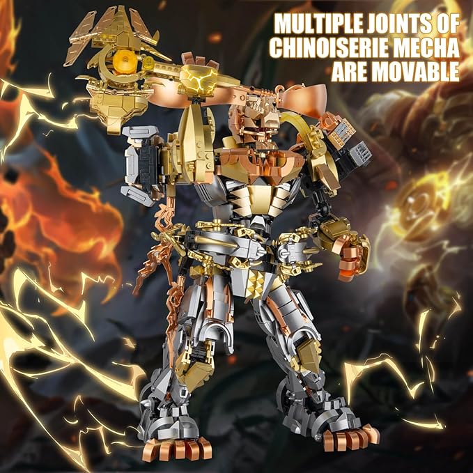 China Mythical Hero Pan Gu Chinoiserie Mech Action Figures Model Kit (1760PCS)